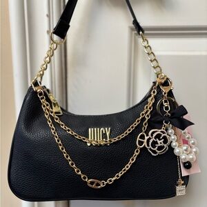Juicy Couture Bag with Gold Chain Details. ALL accessories included!